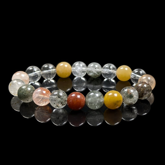 Rainbow Phantom Quartz(8mm) Bracelet